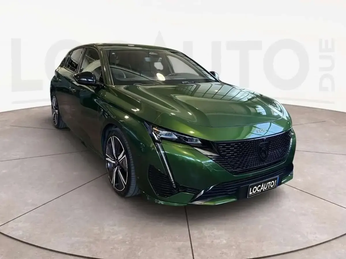 Usata Peugeot 308 GT 131 CV (96 kW) 2022 Verde Berlina