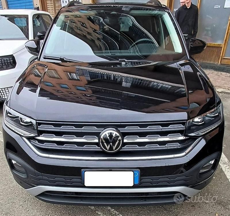 Usata VW T-Cross 110 CV (80 kW) 2021 Nero SUV