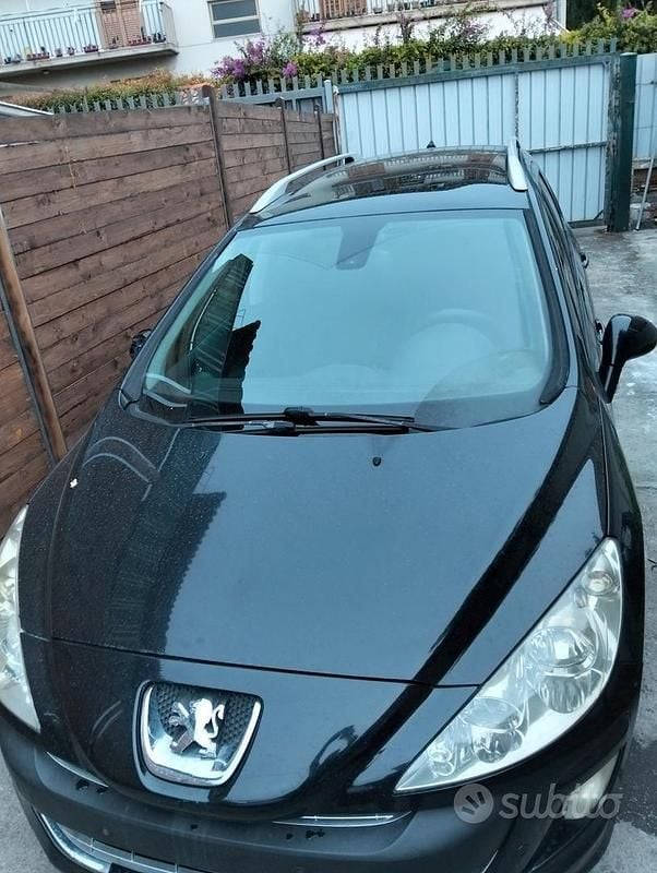 Nero Usata 2008 Peugeot 308 Station wagon | 1500 € (Super prezzo) - Immagine 1/4