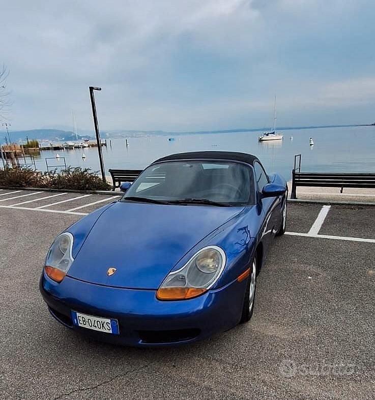 Usata Porsche 986 Boxster 1997 Blu Cabrio