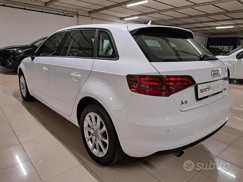 Usata Audi A3 Business 110 CV (80 kW) 2016 Bianco Berlina
