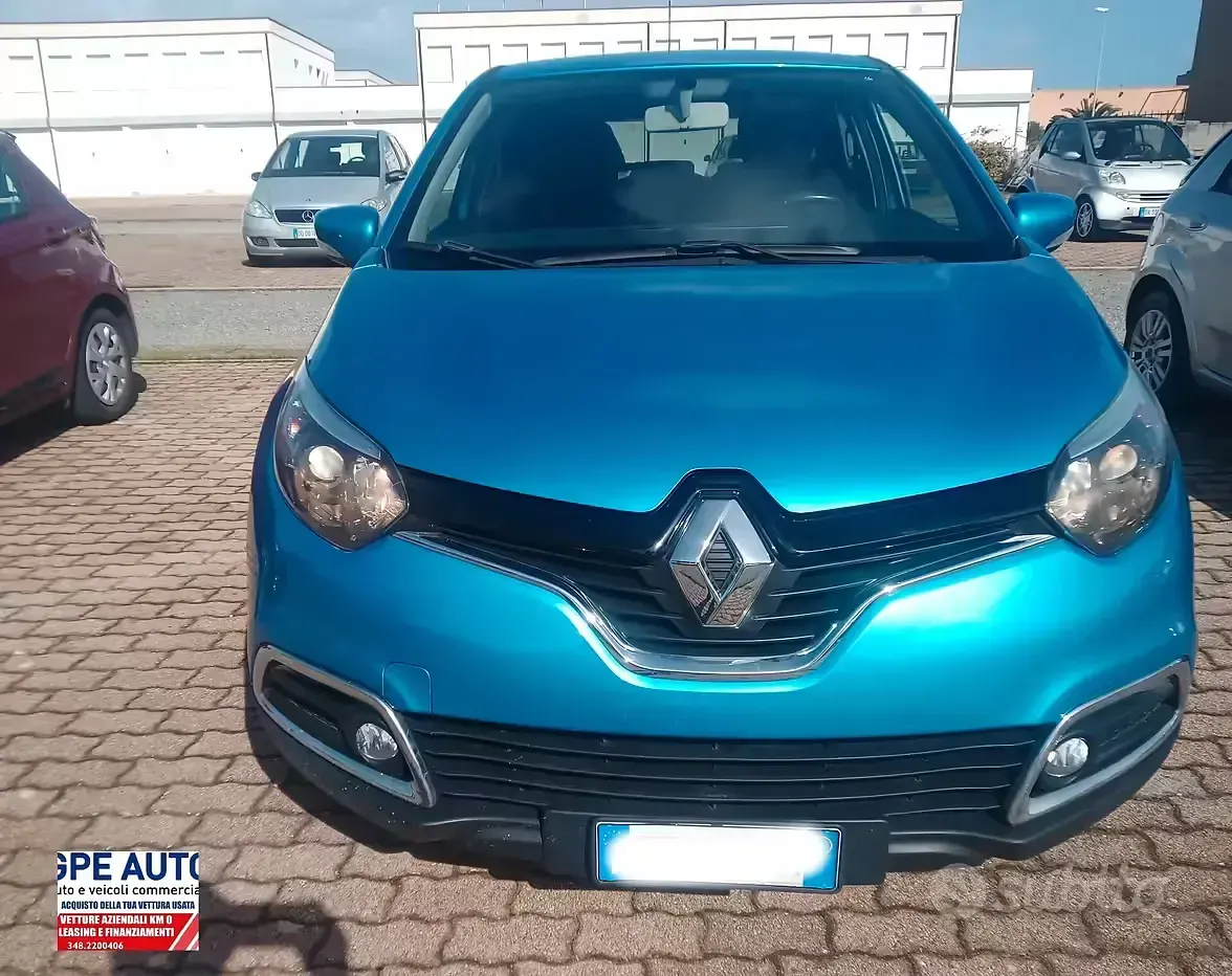 Usata Renault Captur 90 CV (66 kW) 2013 Blu SUV
