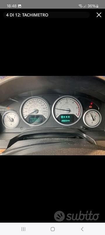 Usata Chrysler Grand Voyager 163 CV (119 kW) 2008 Nero Monovolume