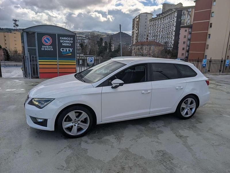 Usata Seat Leon ST FR 184 CV (135 kW) 2016 Bianco Station wagon