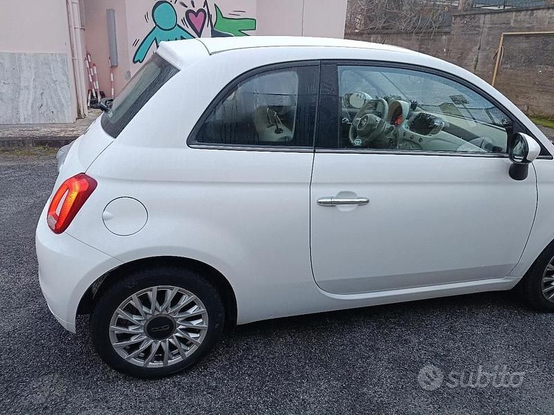 Usata Fiat 500 69 CV (50 kW) 2019 Bianco Berlina
