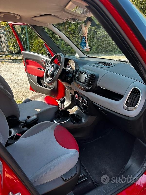 Usata Fiat 500L 105 CV (77 kW) 2013 Rosso Monovolume