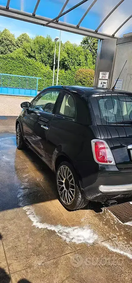 Usata Fiat 500 100 CV (73 kW) 2009 Nero Cabrio