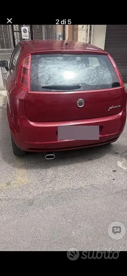 Usata Fiat Grande Punto 95 CV (69 kW) 2009 Rosso Utilitaria