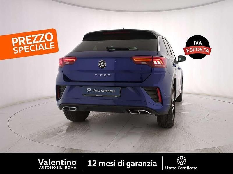 Usata VW T-Roc R-line 116 CV (85 kW) 2024 Blu/azzurro SUV