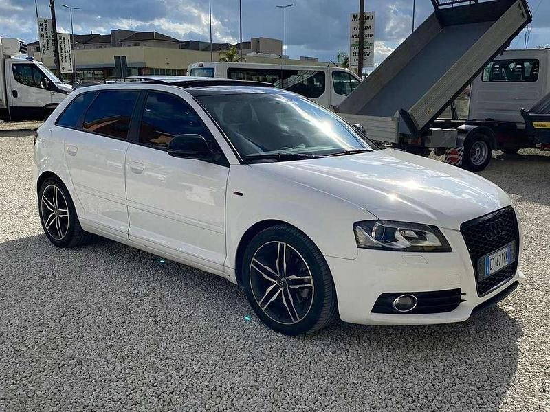Usata Audi A3 Sportback Ambiente 140 CV (102 kW) 2009 Bianco Utilitaria