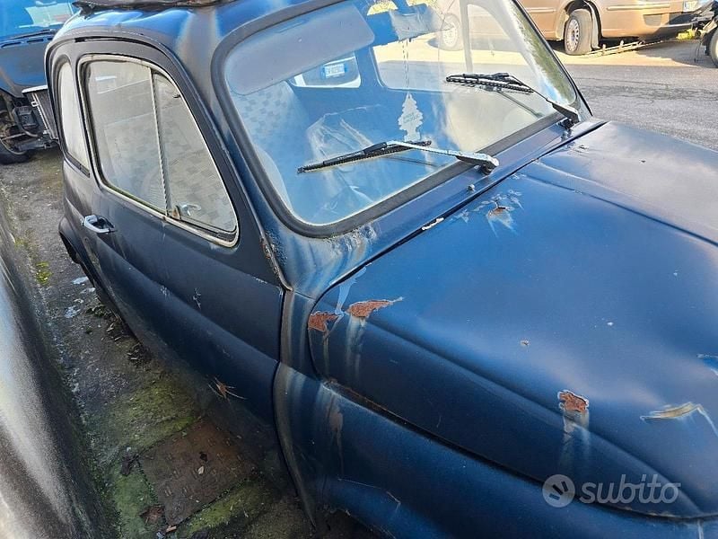 Usata Fiat 500 1970 Blu Cabrio