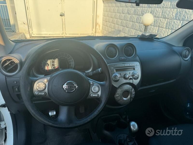Usata Nissan Micra Acenta 80 CV (58 kW) 2012 Bianco Utilitaria