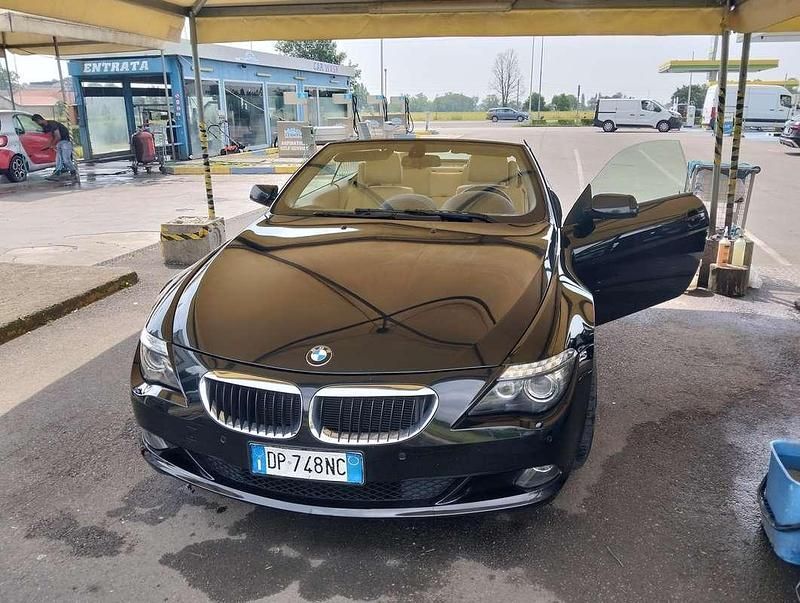 Usata BMW 630 Cabriolet 272 CV (200 kW) 2008 Nero Cabrio