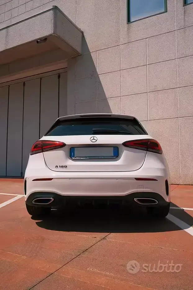 Usata Mercedes A180 Premium 136 CV (100 kW) 2020 Bianco Berlina