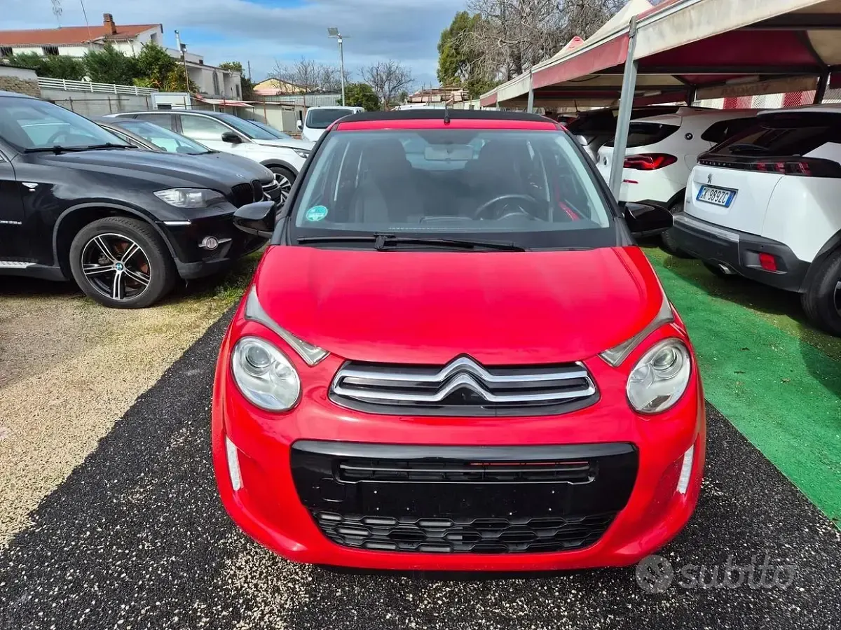 Usata Citroën C1 PureTech 82 CV (60 kW) 2016 Rosso Utilitaria