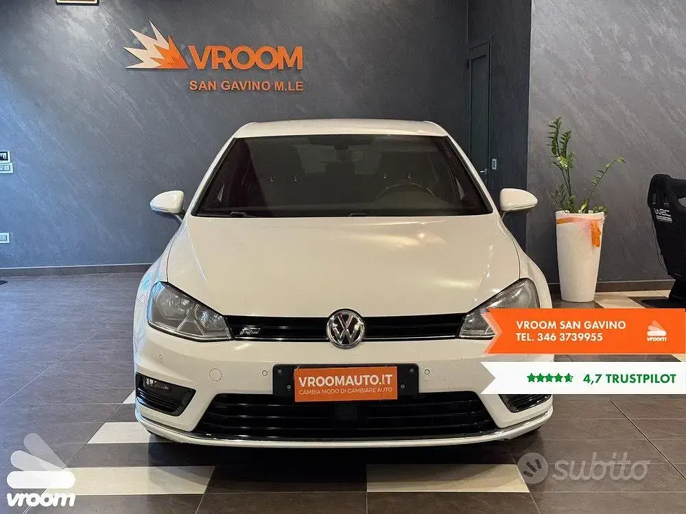 Usata VW Golf VII 110 CV (80 kW) 2016 Bianco Berlina