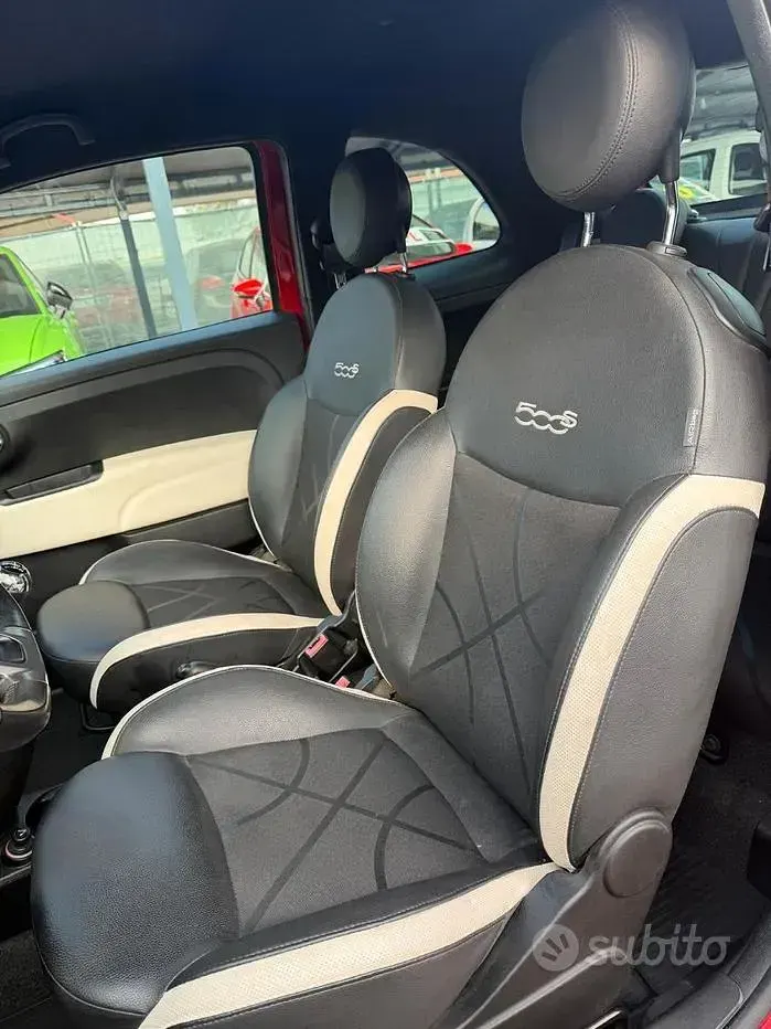 Usata Fiat 500S S 95 CV (69 kW) 2016 Rosso Berlina