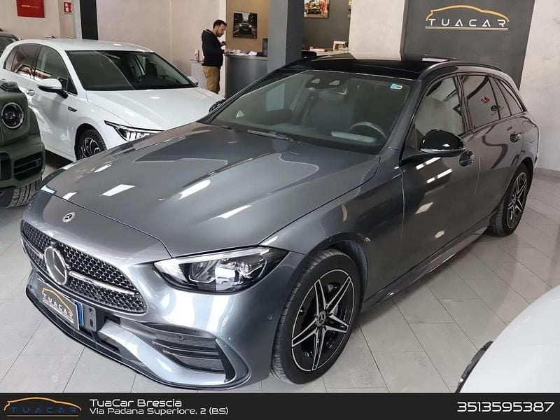 Usata Mercedes C300e AMG Line Premium 313 CV (230 kW) 2025 Grigio Station wagon