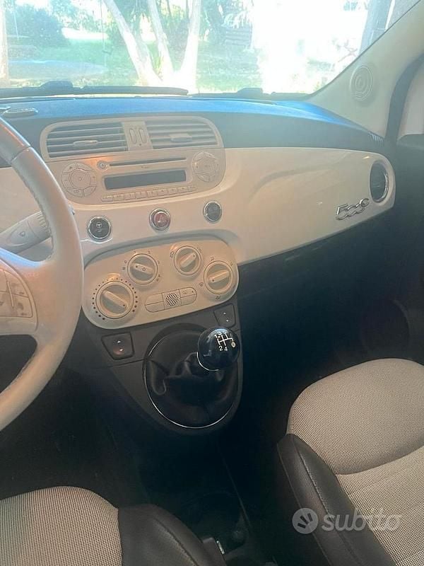 Usata Fiat 500C Pop 69 CV (50 kW) 2010 Bianco Cabrio