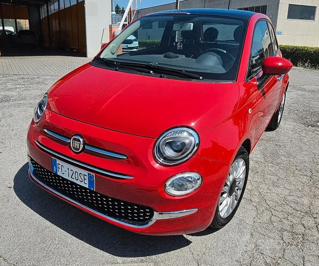 Usata Fiat 500 Lounge 95 CV (69 kW) 2016 Rosso Berlina