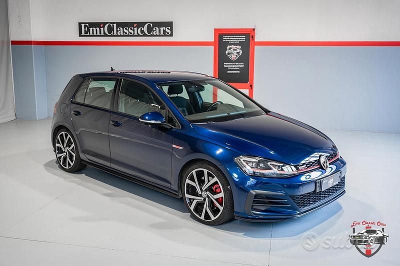 Usata VW Golf VII GTI 245 CV (180 kW) 2020 Blu Berlina