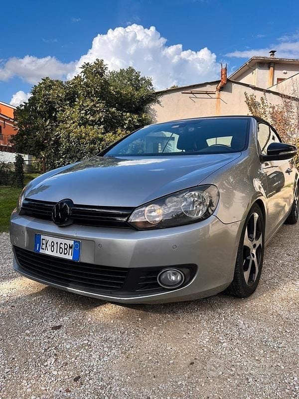 Grigio Usata 2014 VW Golf Cabriolet Cabrio | 8500 € - Immagine 1/4