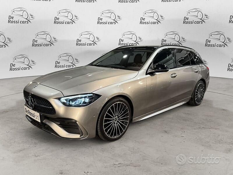 Usata Mercedes C220 Premium 200 CV (147 kW) 2022 Grigio Station wagon