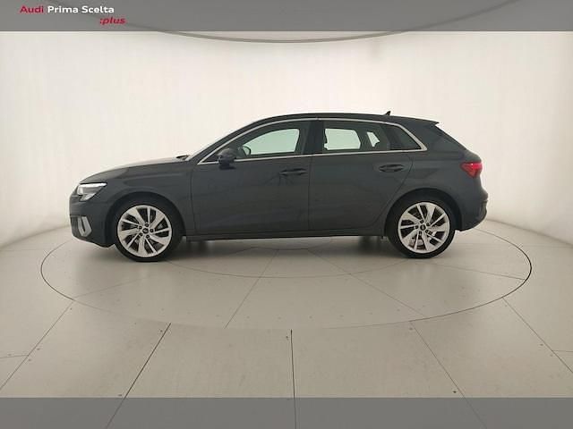 Usata Audi A3 Advanced Plus 110 CV (80 kW) 2022 Grigio manhattan metallizzato Berlina