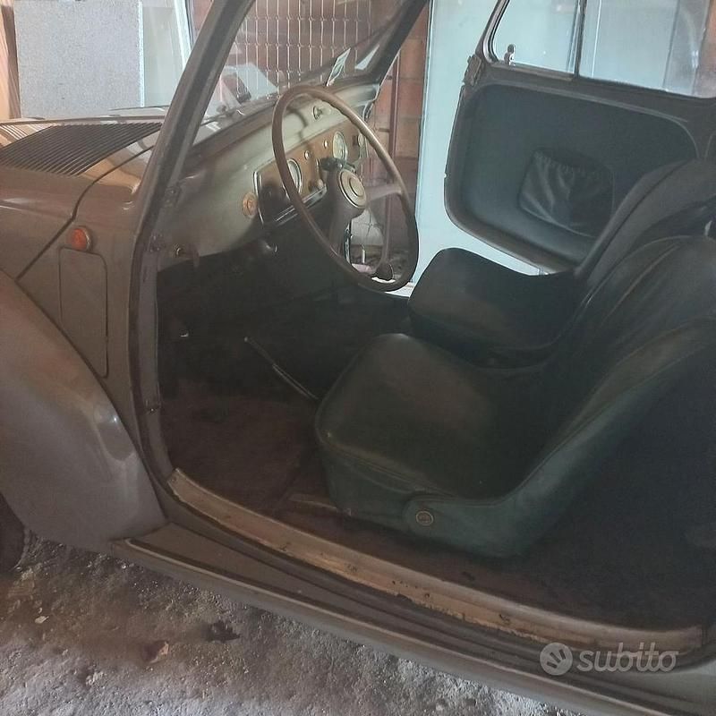 Usata Fiat Topolino 1950 Grigio Utilitaria