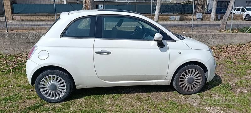 Usata Fiat 500 Lounge 75 CV (55 kW) 2007 Bianco Berlina