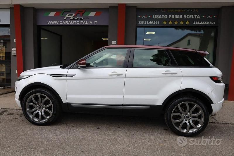Usata Land Rover Range Rover evoque Pure 190 CV (139 kW) 2013 Bianco SUV
