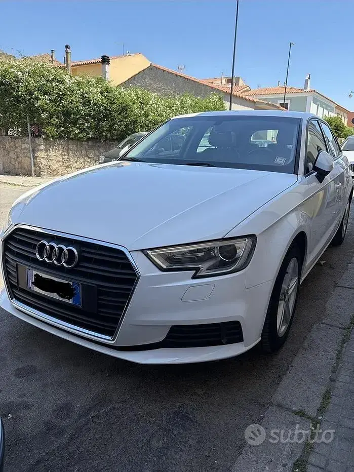 Usata Audi A3 116 CV (85 kW) 2018 Bianco Berlina