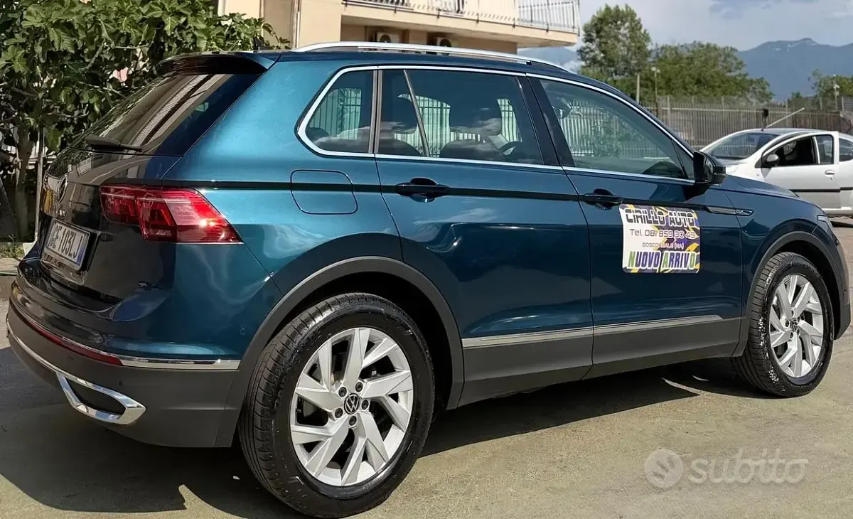 Usata VW Tiguan 150 CV (110 kW) 2021 Bluazzurro SUV