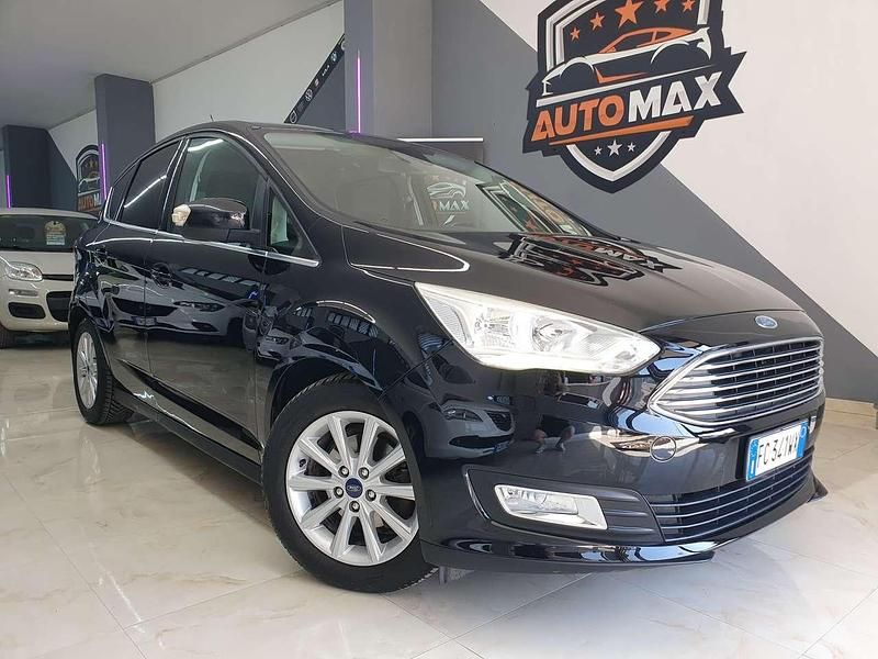 Nero Usata 2016 Ford C-MAX Titanium Monovolume | 9500 € (Buon prezzo) - Immagine 1/4