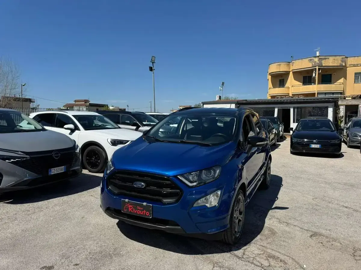 Usata Ford Ecosport ST-Line 100 CV (73 kW) 2018 Blu SUV
