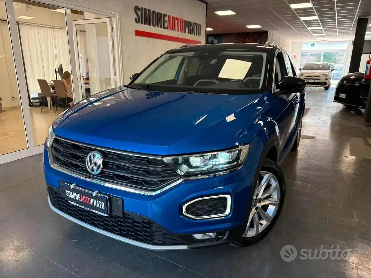 Usata VW T-Roc Advance 150 CV (110 kW) 2018 Bluazzurro SUV