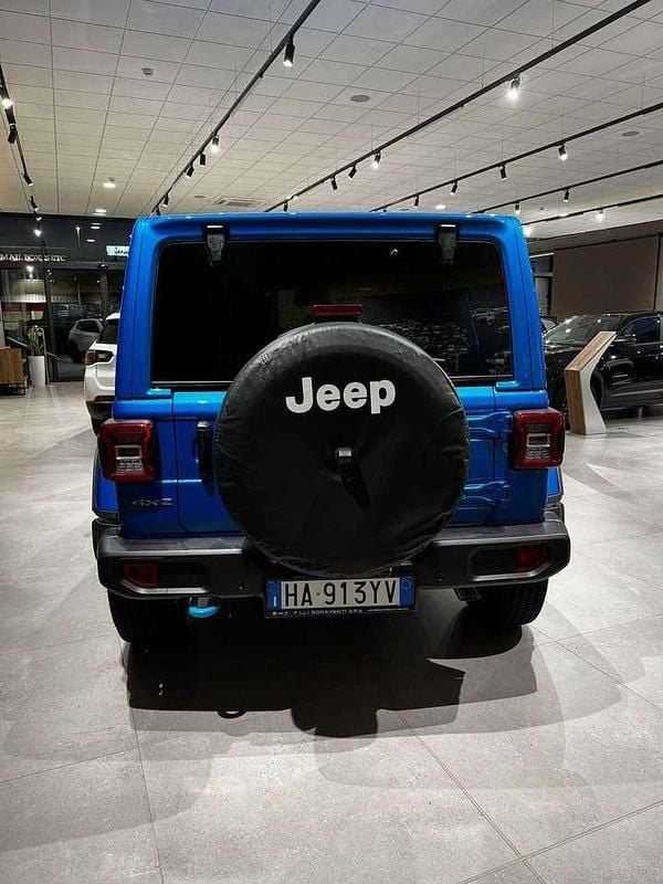 Nuova Jeep Wrangler Sahara 272 CV (200 kW) 2025 Blu/azzurro SUV