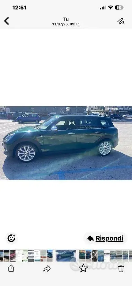 Usata Mini Clubman 116 CV (85 kW) 2016 Verde Station wagon
