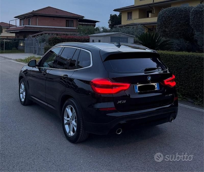 Usata BMW X3 Advantage 190 CV (139 kW) 2019 Nero SUV