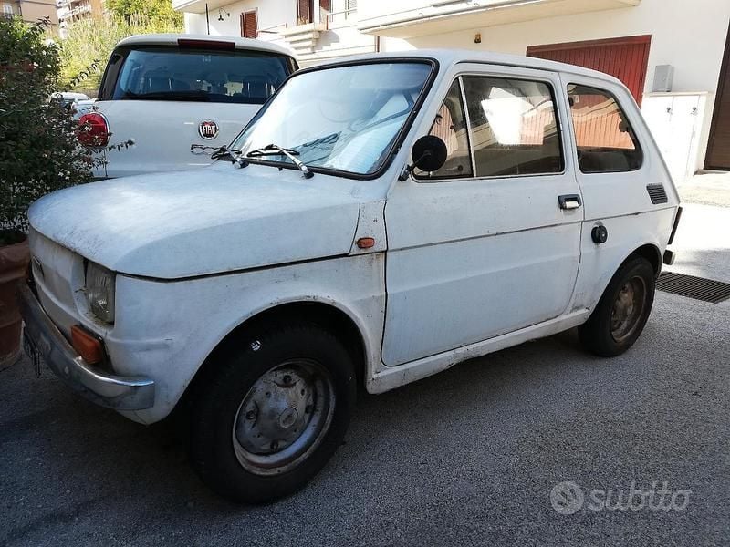 Usata Fiat 126 1970 Bianco Utilitaria