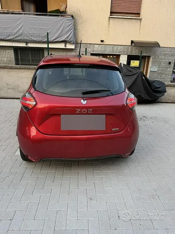 Usata Renault Zoe Intens 50 kW (69 CV) 2020 Rosso Utilitaria