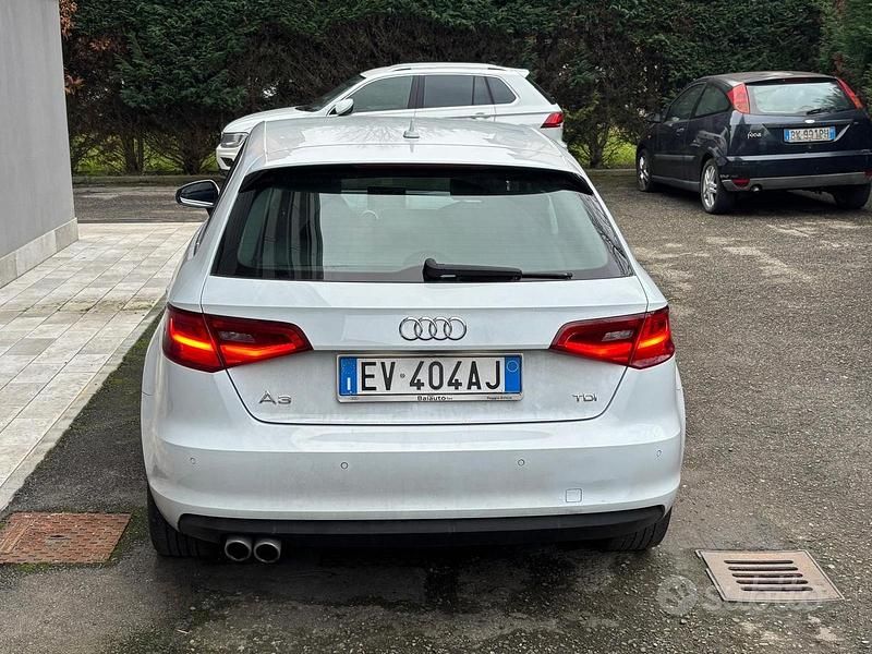 Usata Audi A3 Ambition 150 CV (110 kW) 2014 Bianco Berlina