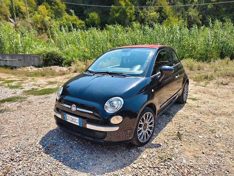 Usata Fiat 500 69 CV (50 kW) 2012 Nero Cabrio
