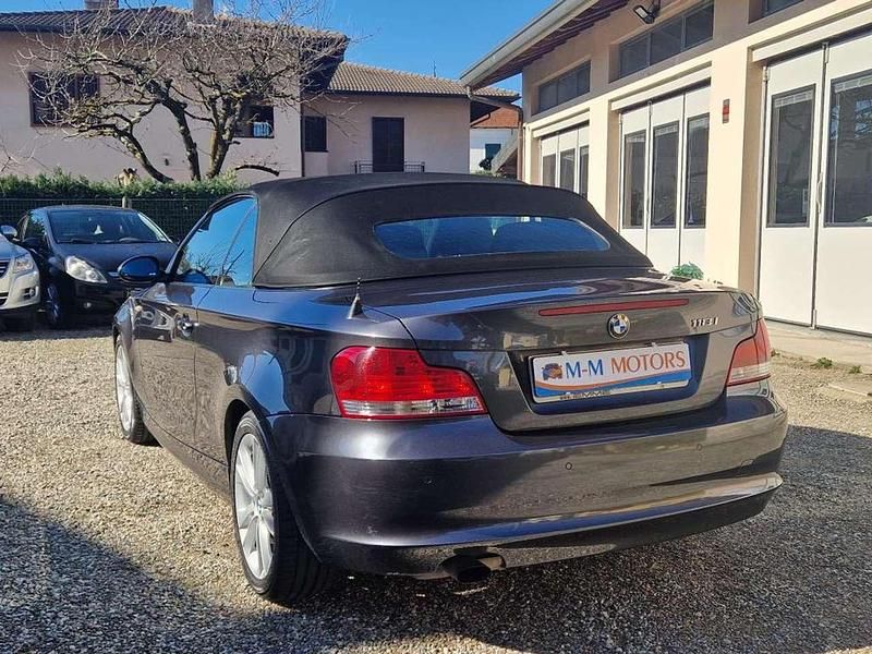 Usata BMW 118 Cabriolet 143 CV (105 kW) 2008 Grigio Cabrio