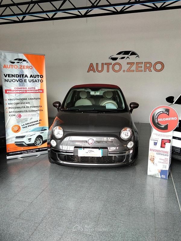 Begagnad Fiat 500C Lounge 69 HK (50 kW) 2015 Grå Cab