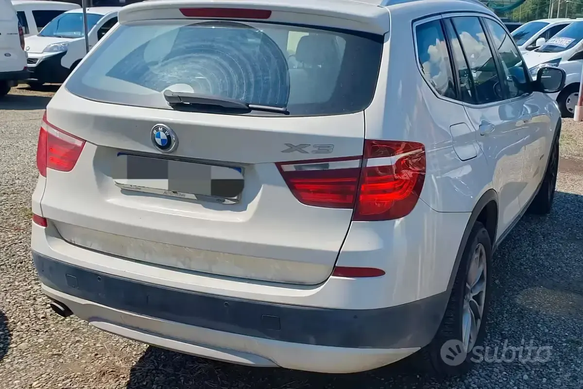 Usata BMW X3 Efficient Dynamics 184 CV (135 kW) 2013 Bianco SUV