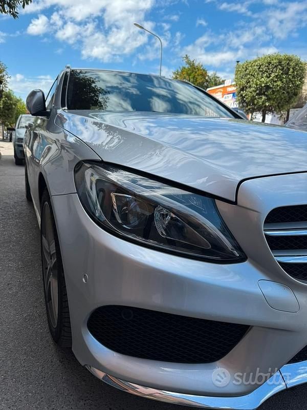 Grigio Usata 2016 Mercedes C220 AMG Station wagon | 20.000 € (Molto cara) - Immagine 1/4