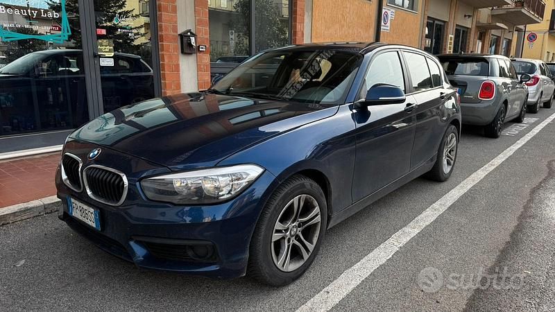 Usata BMW 116 116 CV (85 kW) 2018 Blu Utilitaria