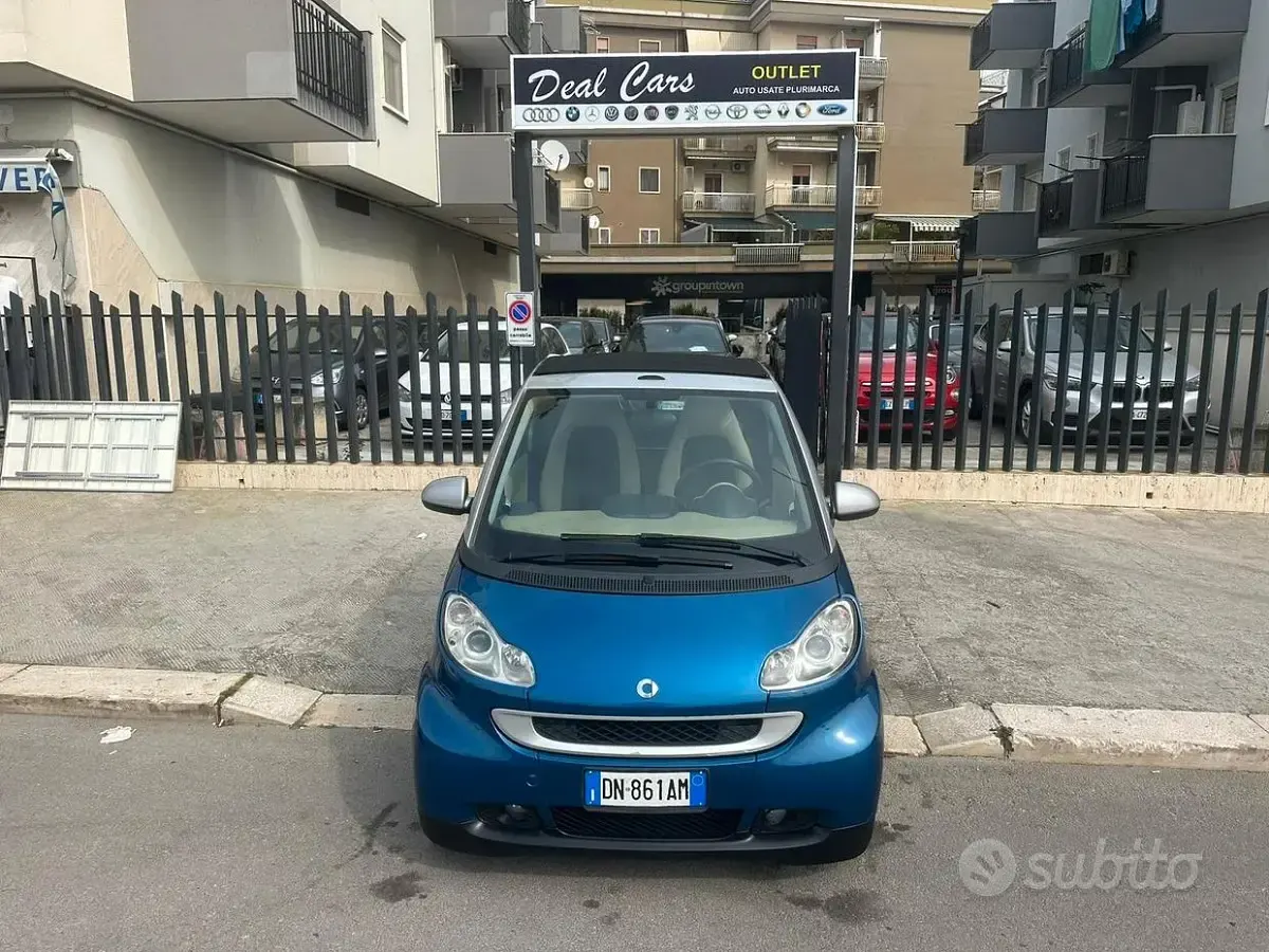 Usata Smart ForTwo Cabrio Passion 71 CV (52 kW) 2008 Bluazzurro Cabrio