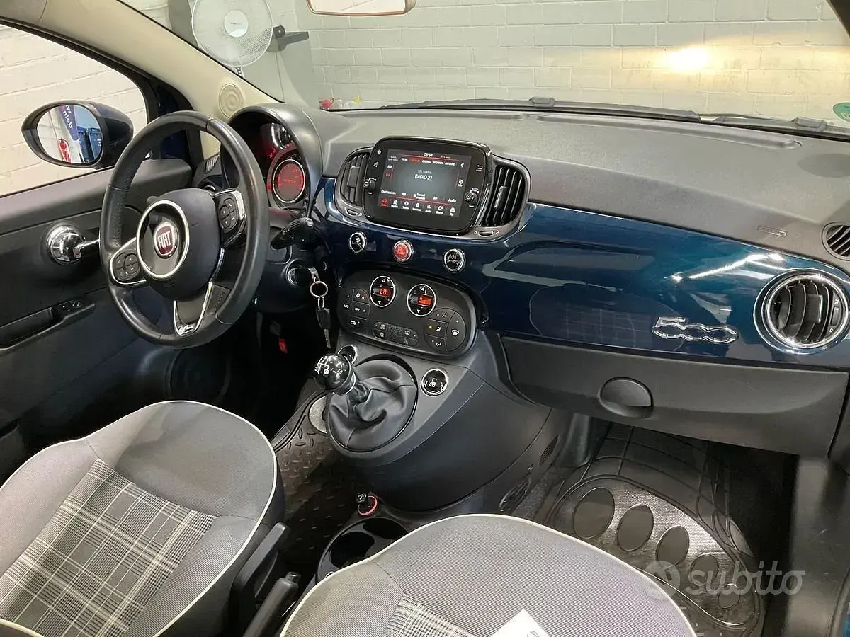 Usata Fiat 500 Lounge 69 CV (50 kW) 2019 Bluazzurro Berlina